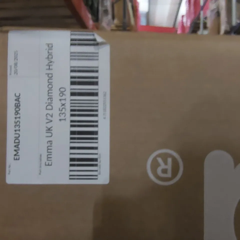 BRAND NEW BOXED EMMA UK V2 DIAMOND HYBRID 135 x 190 DOUBLE MATTRESS 
