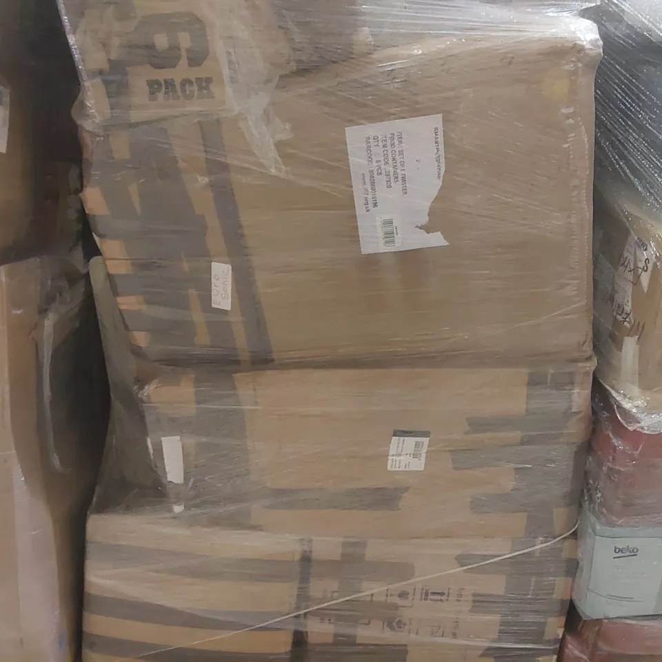 PALLET CONTAINING A VERY LARGE QUANTITY OF ASSORTED ELECTRIC ITEMS INCLUDING: DAEWOO HEATERS, OIL FILLED RADIATOR, TOASTER ECT