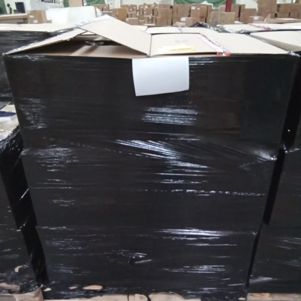 PALLET OF ASSORTED ITEMS INCLUDING A GRAMMAR OF OSCAN AND UMBRIAN BOOK, CASSANDRA, AND OTHER POEMS BOOK, ARTIFICAL PLANT, HALLOWEEN DECORATIONS, BIRTHDAY DECORATIONS, FIELD PLOT TECHNIQUES BOOK