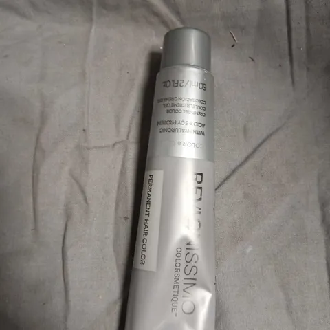 BOX OF APPROXIMATELY 40 REVLONISSIMO COLORSMETIQUE PERMANENT HAIR COLOR – DARK PEARL BLONDE (60 ML)-NO EXPIRY DATE SHOWN-SOME LEAKAGE PRESENT 