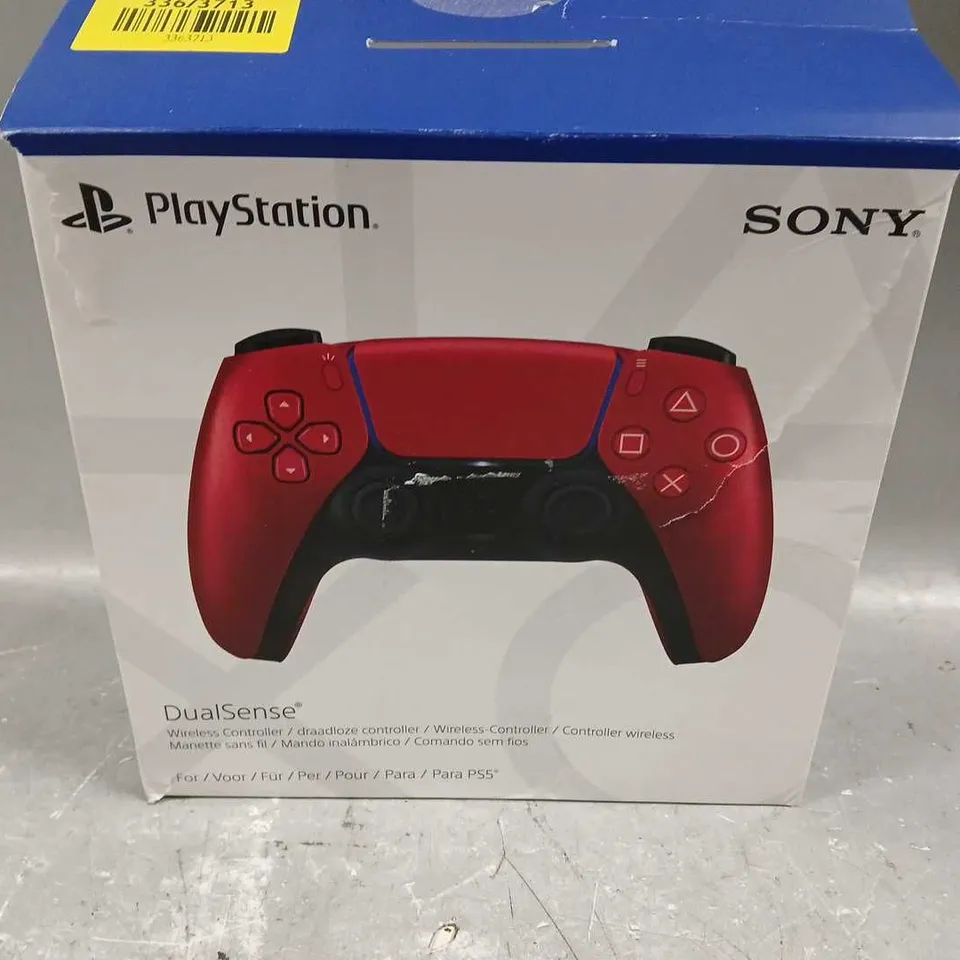 SONY PLAYSTATION DUAL SENSE WIRELESS CONTROLLER - RED