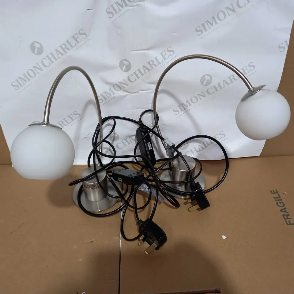 JOHN LEWIS HELIUM CHROME TOUCH LAMP
