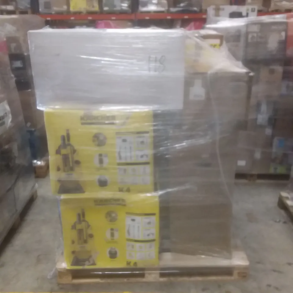 PALLET OF APPROXIMATELY 19 UNPROCESSED RAW RETURN HOUSEHOLD AND ELECTRICAL GOODS TO INCLUDE;