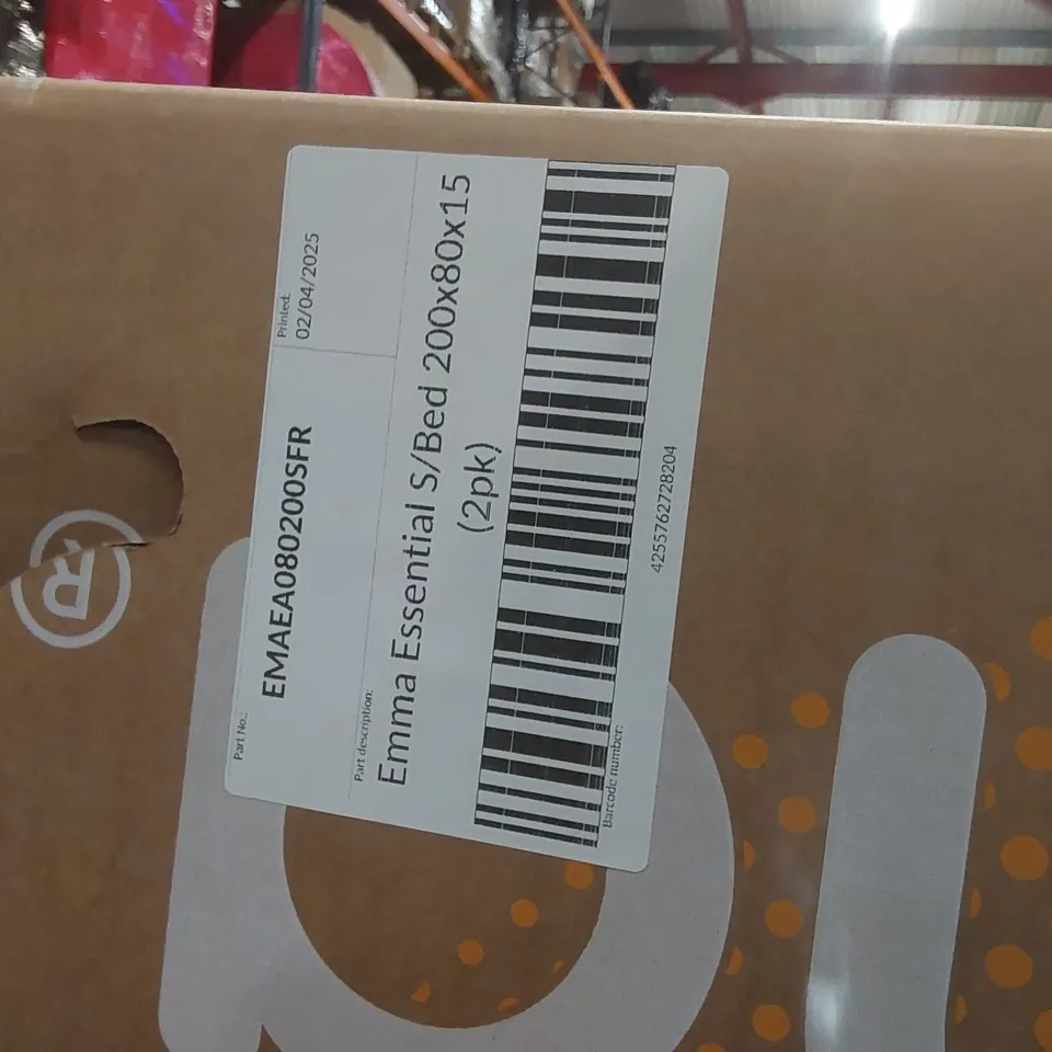 BRAND NEW BOXEX EMMA ESSENTIAL MATTRESS - 2 CO-PACKED 80X200 MATTRESSES - FR