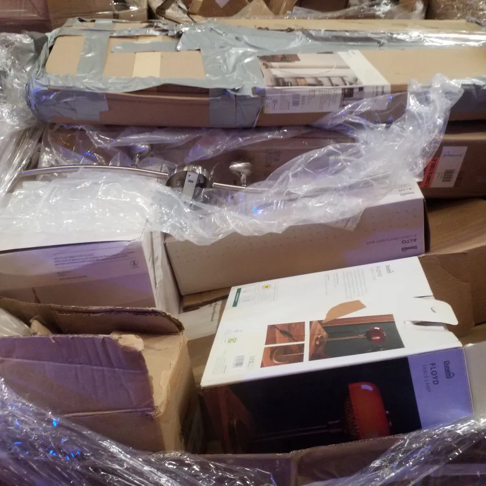 PALLET CONTAINING ASSORTED LAMPS & LIGHTING