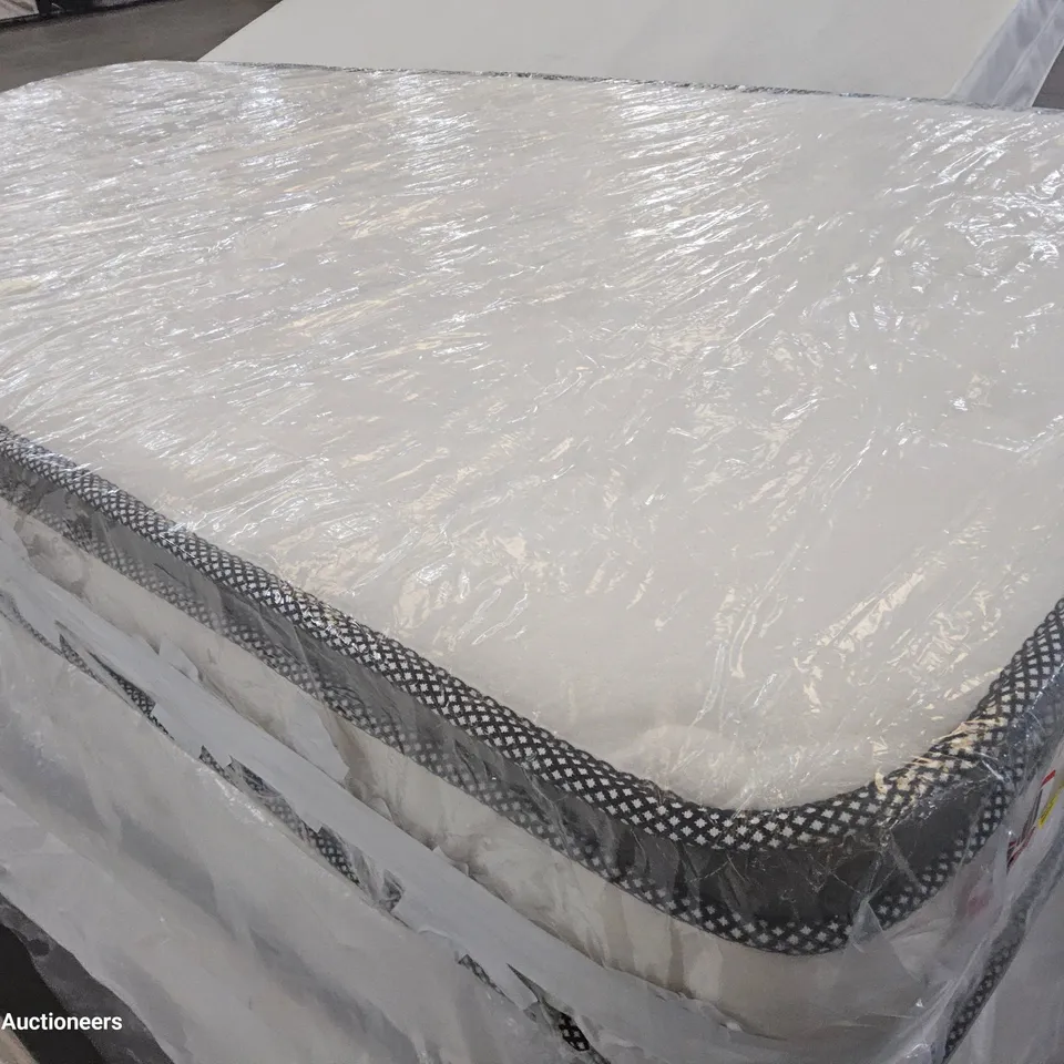 QUALITY BAGGED 3' SINGLE CALTHORPE PILLOWTOP POCKET SPRUNG MATTRESS