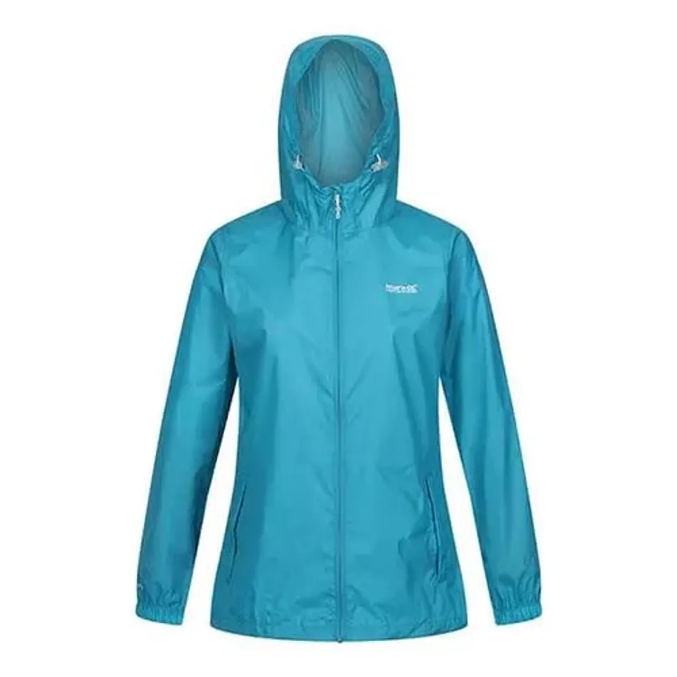 REGATTA PACK IT III WOMEN'S LIGHTWEIGHT WATERPROOF WALKING JACKET TAHOE BLUE SIZE 22