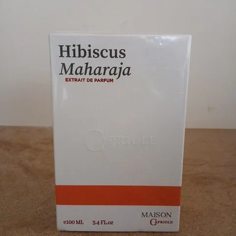 BOXED AND SEALED HIBISCUS MAHARAJA EXTRAIT DE PARFUM CAPRIOLE 100ML