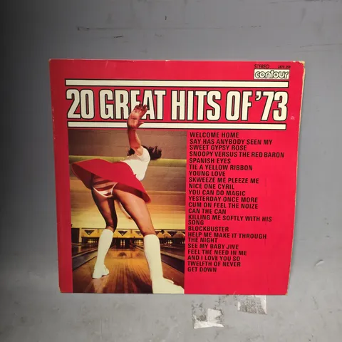 STEREO CONTOUR 20 GREAT HITS OF 73 VINYL 