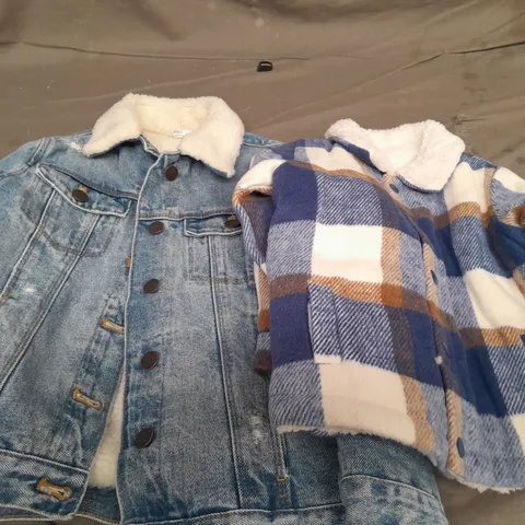 APPROXIMATELY 30 ASSORTED KIDS CLOTHING TO INCLUDE M&S DENIM JACKET 8-8 YEARS, LYLE & SCOTT T-SHIRT 12-13 YEARS, BODYSUIT 3-6 MONTHS