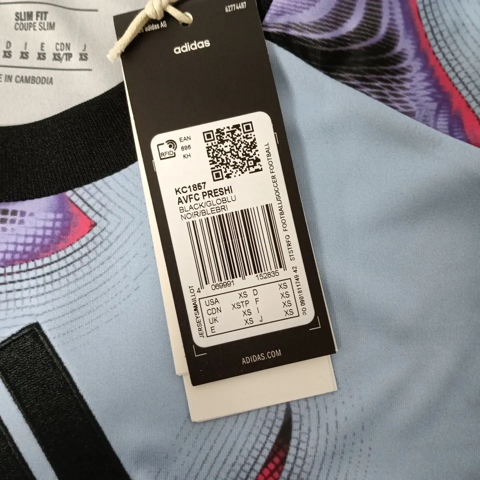 ADIDAS ASTON VILLA PRE MATCH JERSEY - XS
