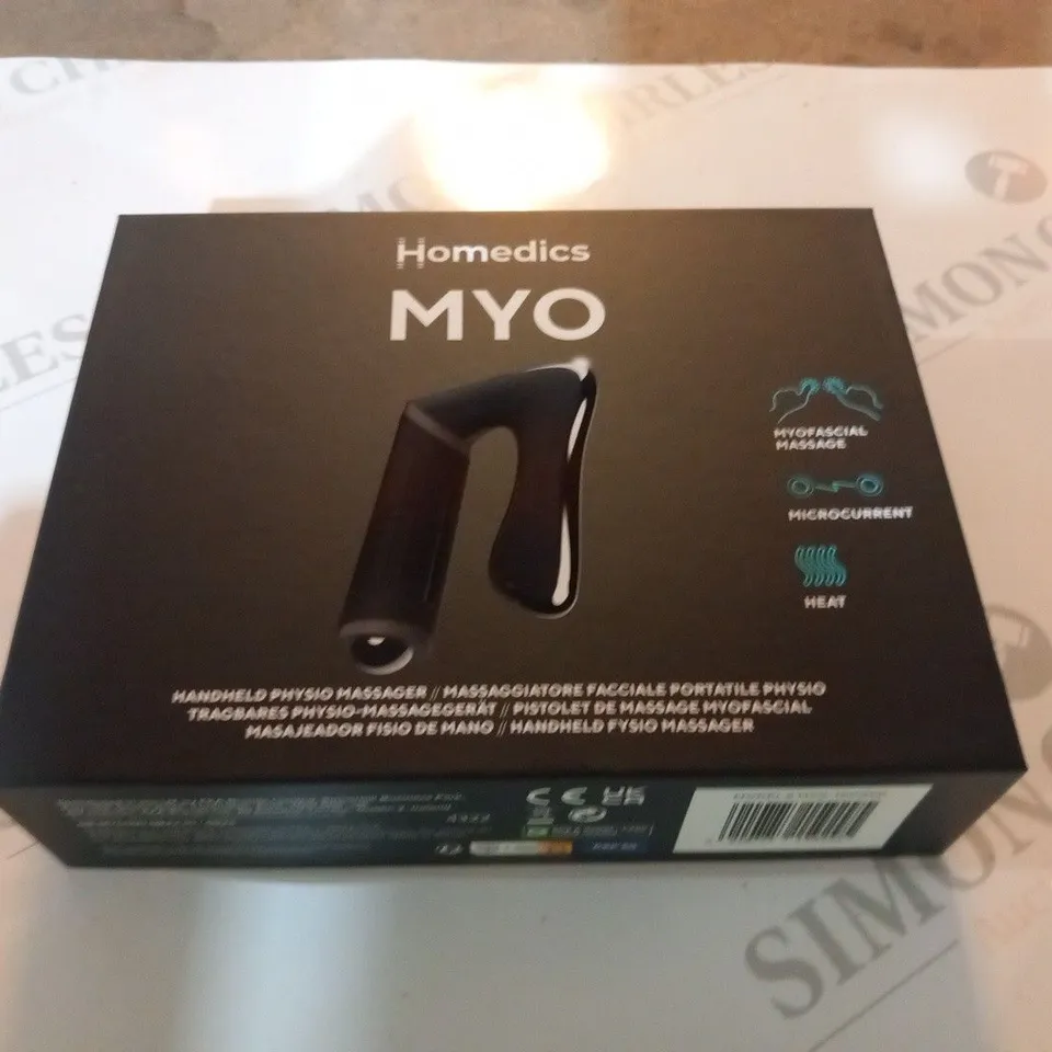 BOXED HOMEDICS MYO HANDHELD PHYSIO MASSAGER 