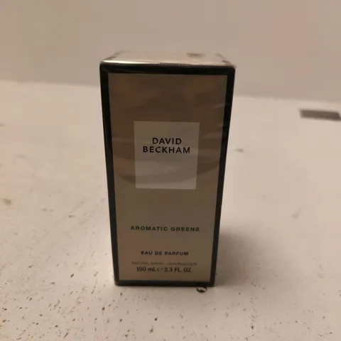 BOXED AND SEALED DAVID BECKHAM AROMATIC GREENS EAU DE PARFUM 100ML