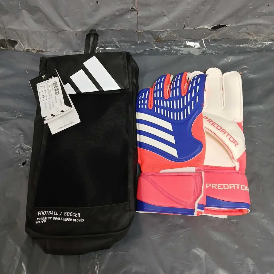 ADIDAS PREDATOR MATCH GOALKEEPER GLOVES SIZE 7.5