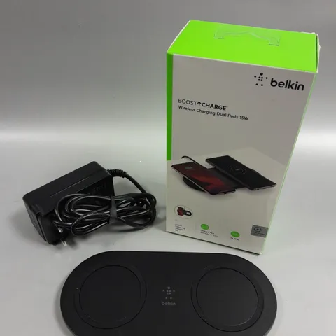 BOXED BELKIN BOOST CHARGE WIRELESS CHARGING 15W DUAL PADS