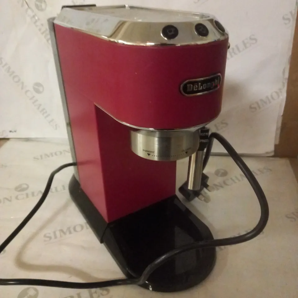 DELONGHI DEDICA STYLE ESPRESSO AND CAPPUCCINO COFFEE MAKER