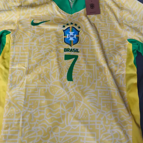NIKE BRAZIL NATIONAL TEAM FOOTBALL SHIRT VINI JR NUMBER 7