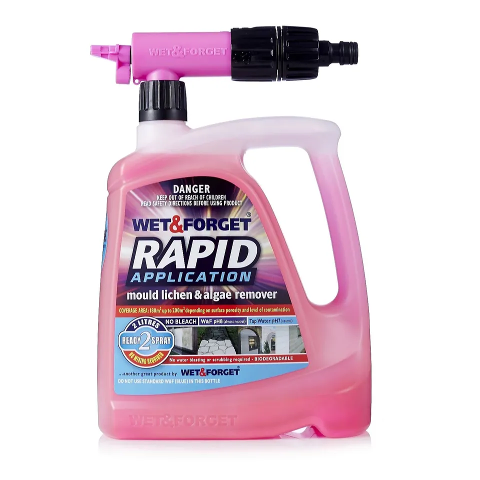 WET & FORGET RAPID 2 LITRE BOTTLE WITH SNIPER NOZZLE