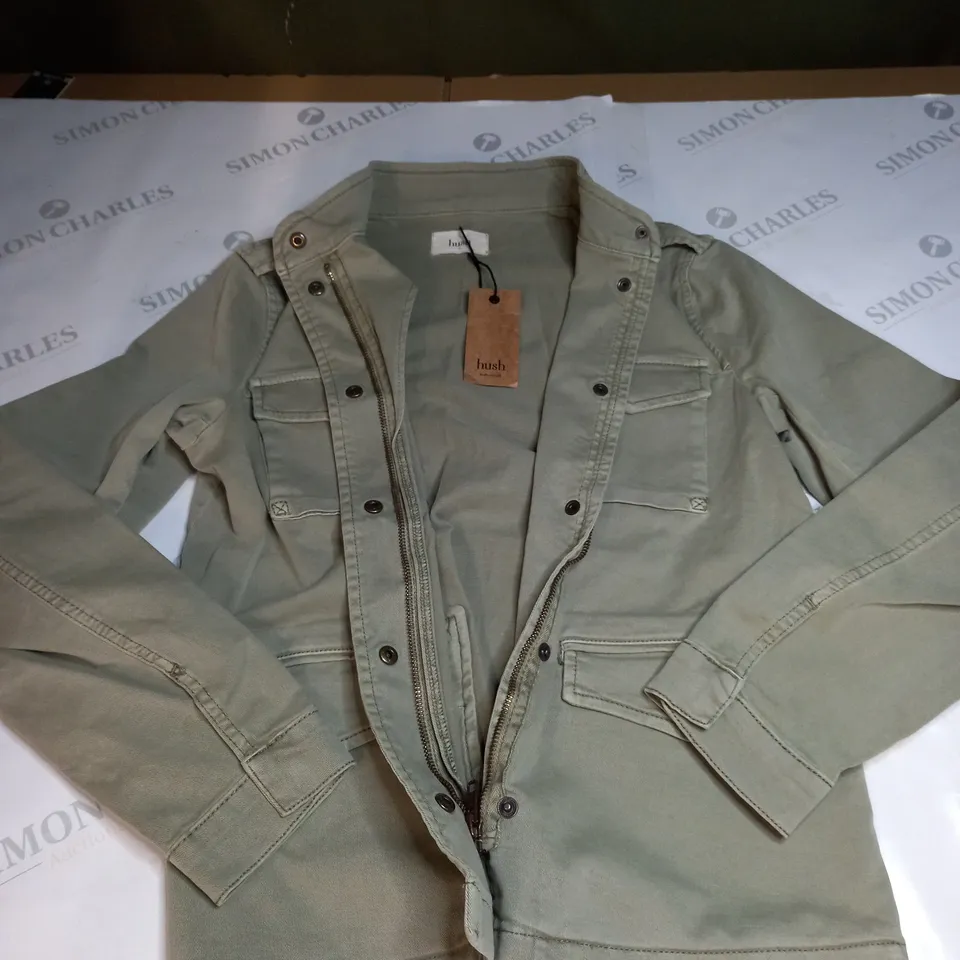 HUSH MILITARY JACKET SIZE 14