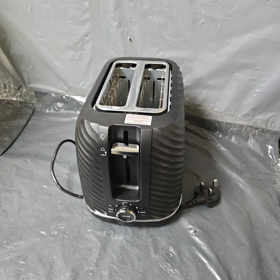 BOXED SCOVILLE 2 SLICE TOASTER IN BLACK