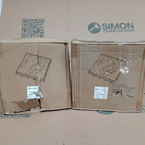 2 X DIV CHI 4 PACK GARDEN STEPPING STONES