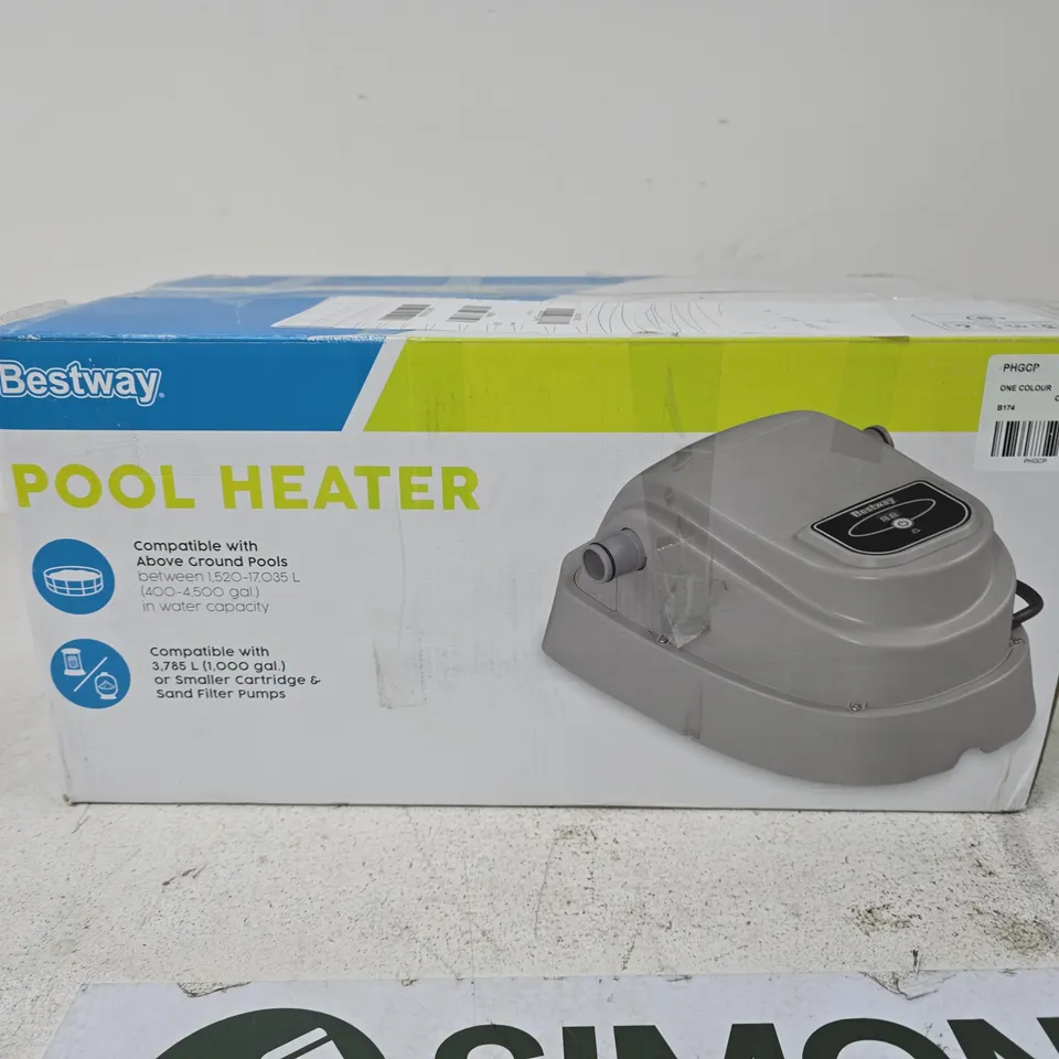 BOXED BESTWAY FLOW CLEAR POOL HEATER