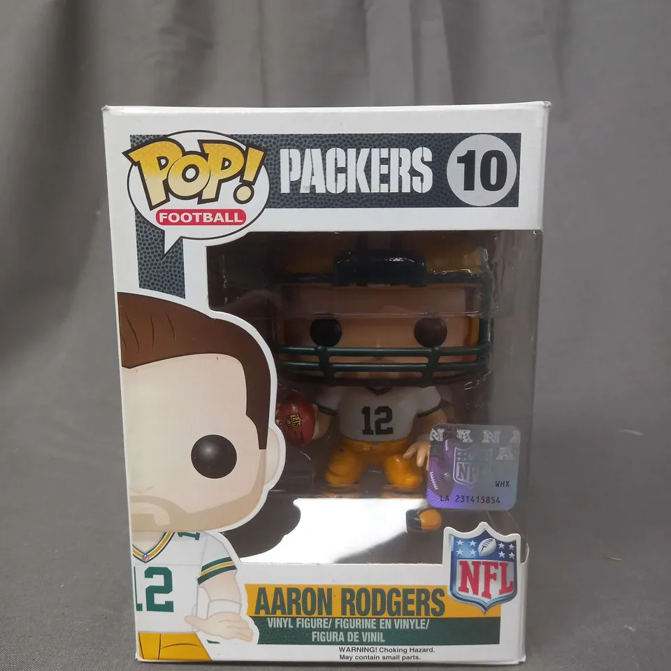 POP! FOOTBALL PACKERS - AARON RODGERS VINYL FIGURE - 10