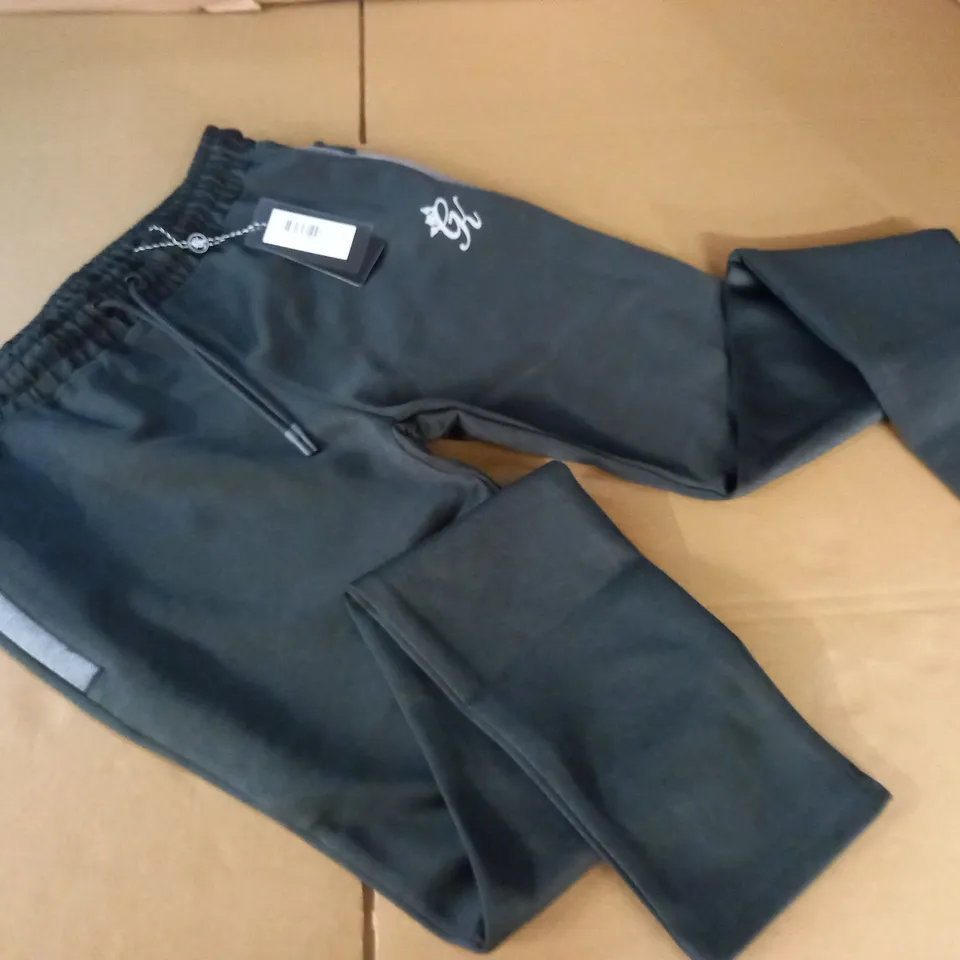 GYM KING FLEXI POLY TRACKSUIT BOTTOMS - UK L