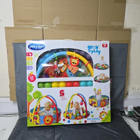 BOXED PLAYGRO BALL ACTIVITY NEST