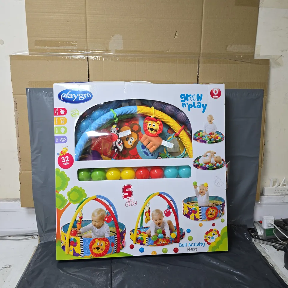 BOXED PLAYGRO BALL ACTIVITY NEST