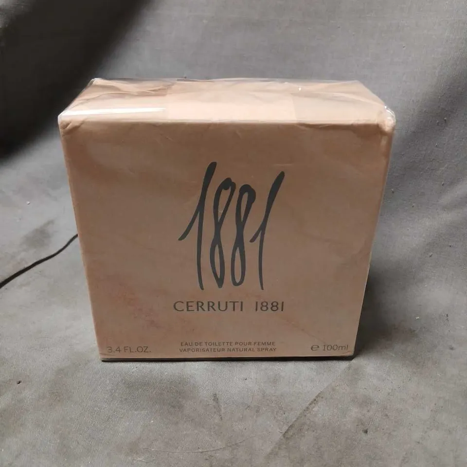 BOKED AND SEALED CERRUTI 1881 EAU DE TOILETTE 100ML