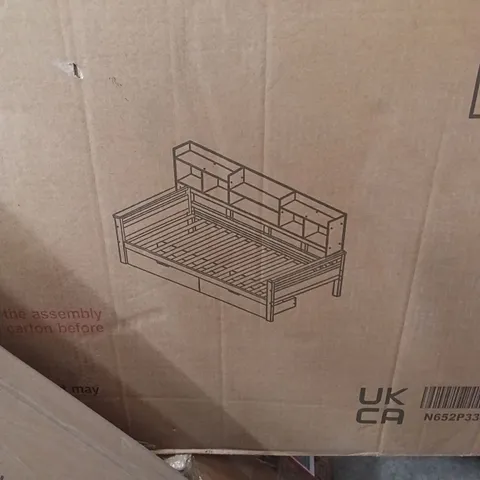 BOXED KIDS BUNK BED//SINGLE - WHITE (2 BOXES)