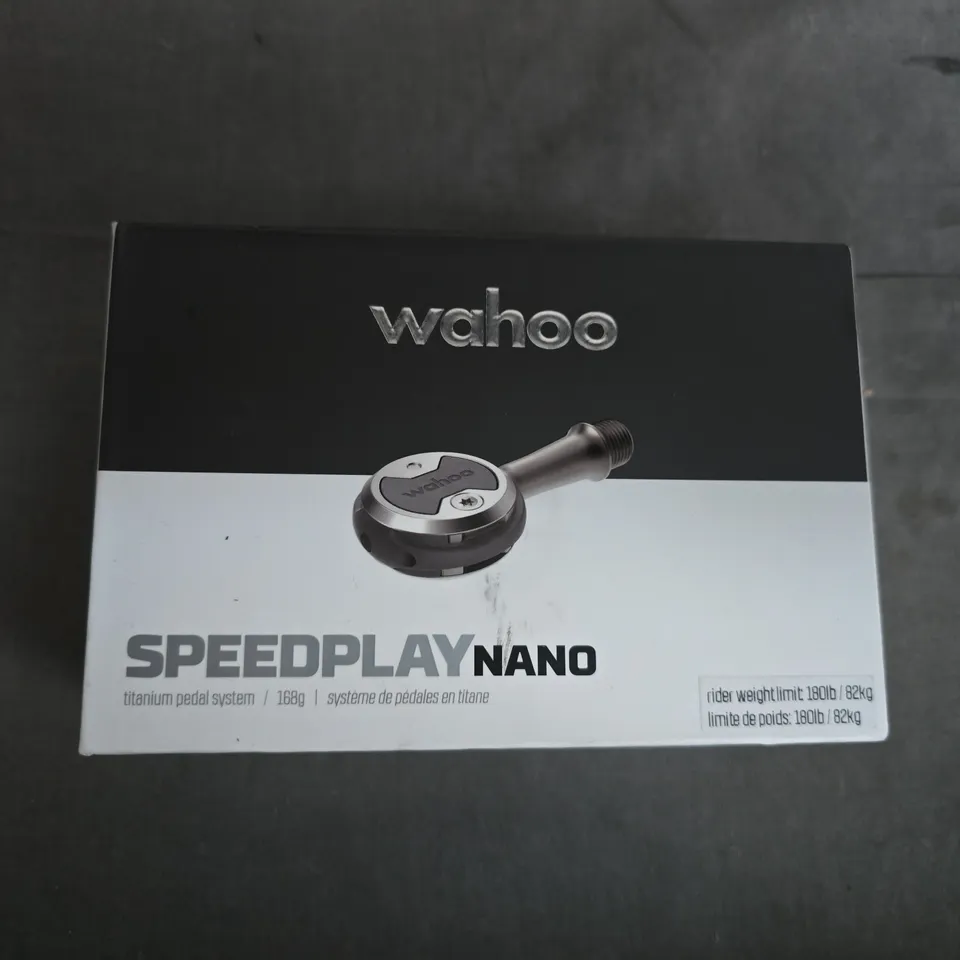 Wahoo Speedplay Nano Titanium Pedal System – Boxed