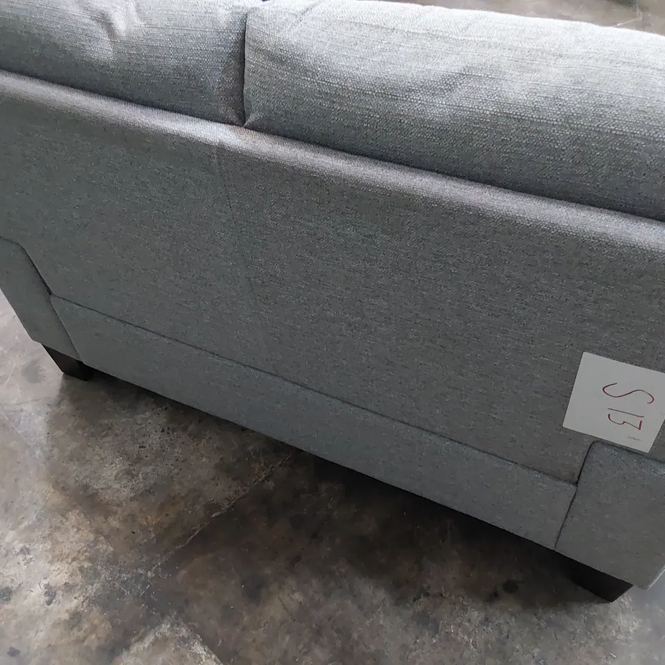 DESIGNER TWO SEATER SOFA GREY FABRIC 