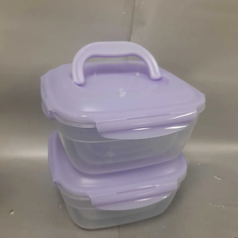 LOCK & LOCK 10 PIECE NESTABLE PASTEL CONTAINER SET