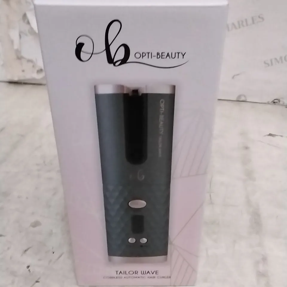 OPTI-BEAUTY TAILOR WAVE CORDLESS HAIR CURLER 