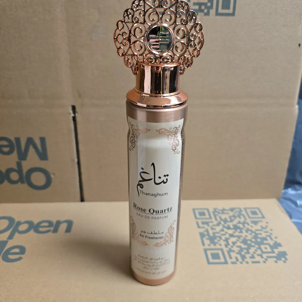 BOXED SET OF 12 FAAN THANAGHUM ROSE QUARTZ EAU DE PARFUM AIR FRESHENERS (12X300ML) - COLLECTION ONLY