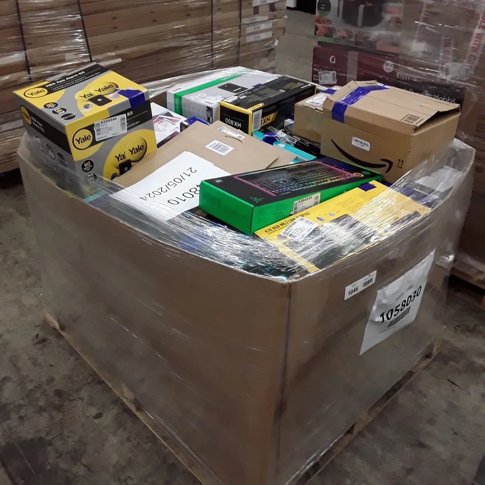 PALLET OF APPROXIMATELY 119 UNPROCESSED RAW RETURN HIGH VALUE ELECTRICAL GOODS TO INCLUDE;