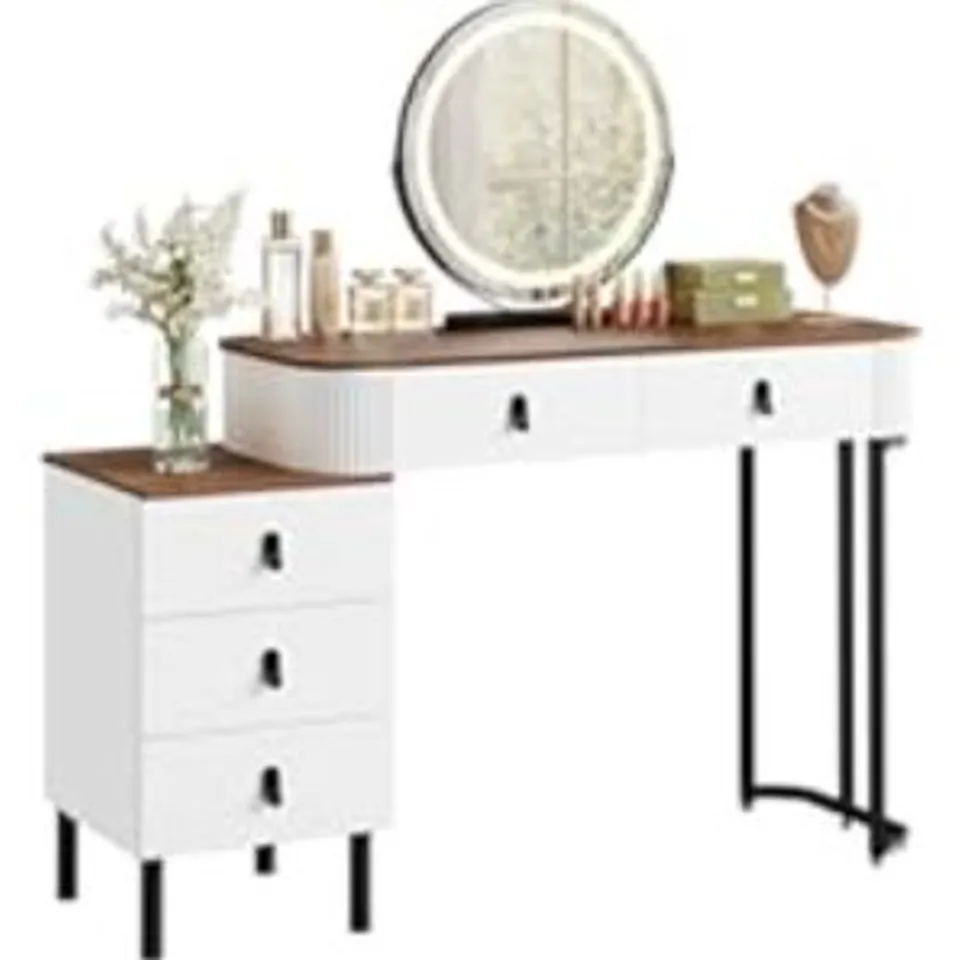 BOXED DRESSING TABLE WITH MIRROR