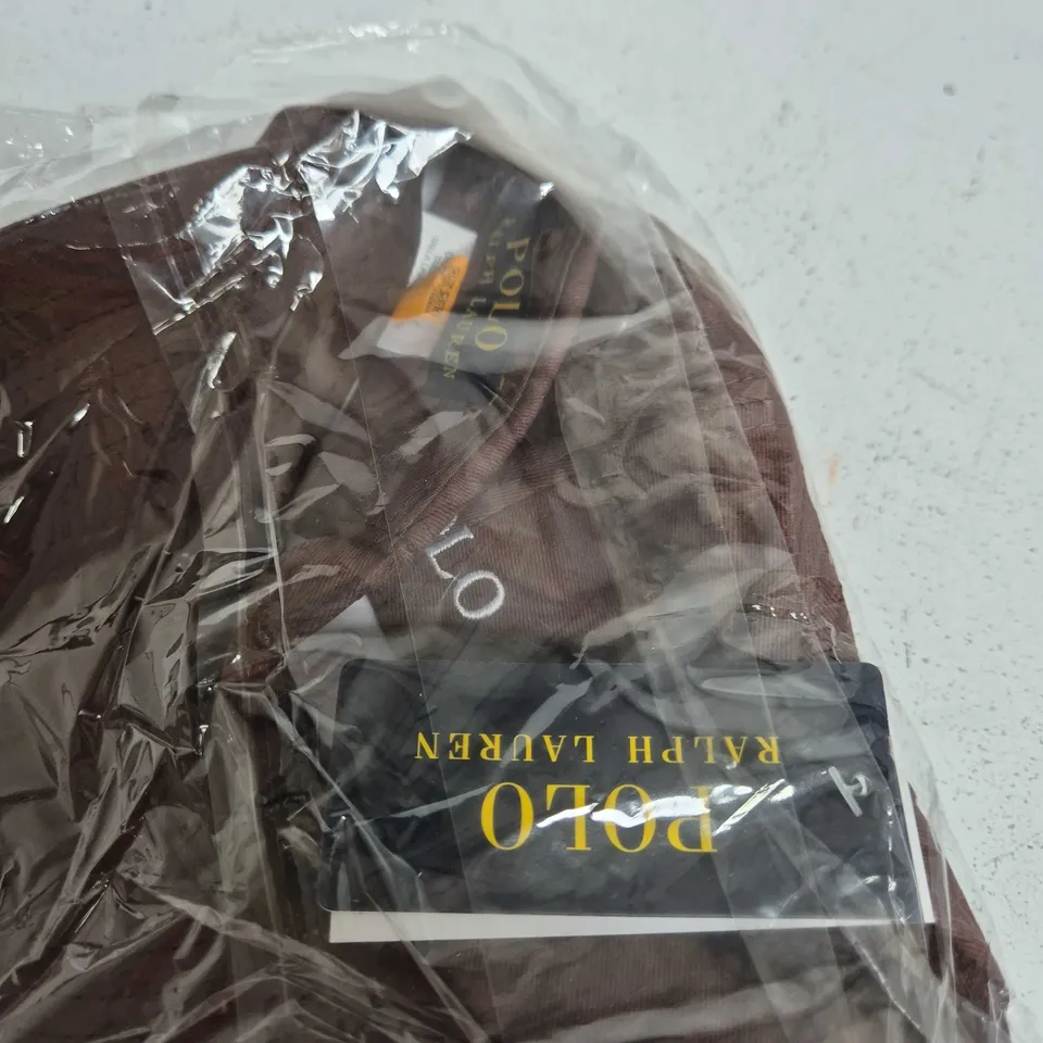POLO RALPH LAUREN BROWN CAP