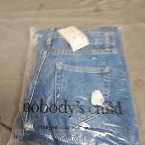 BAGGED NOBODYS CHILD BARREL LEG JEANS - SIZE 8