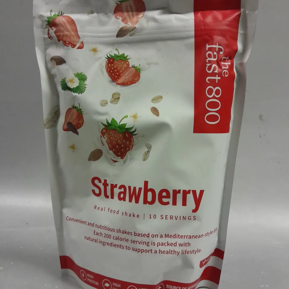 SEALED THE FAST 800 REAL FOOD SHAKE - STRAWBERRY - 500G