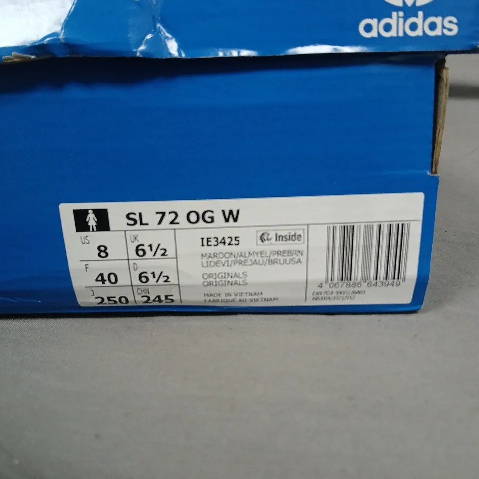 BOXED ADIDAS SL72 OG W TRAINERS – UK 6.5 (US 8 / EU 40)