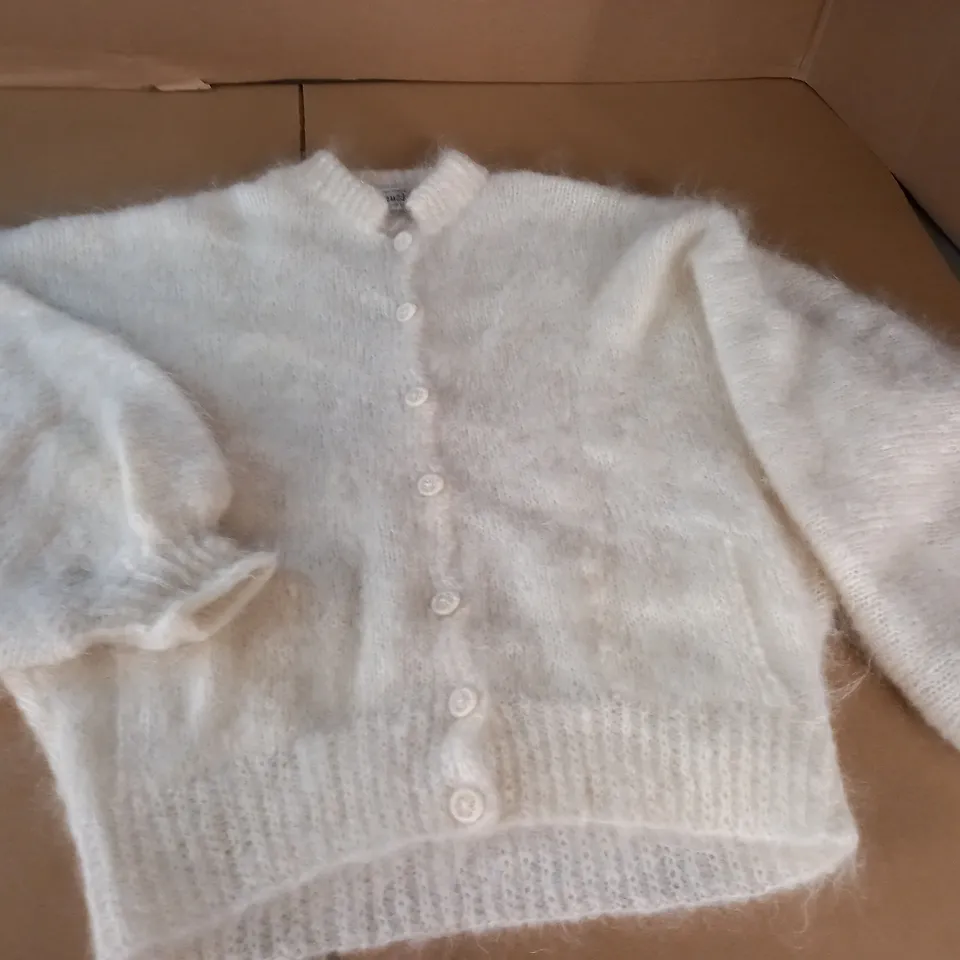 TEMSLEY HAND KNITTED CARDIGAN - SIZE UNSPECIFIED