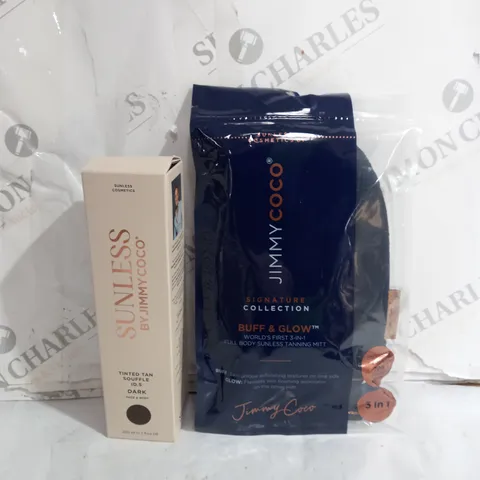 SUNLESS BY JIMMY COCO TAN SOUFFLE WITH BUFF & GLOW MITT