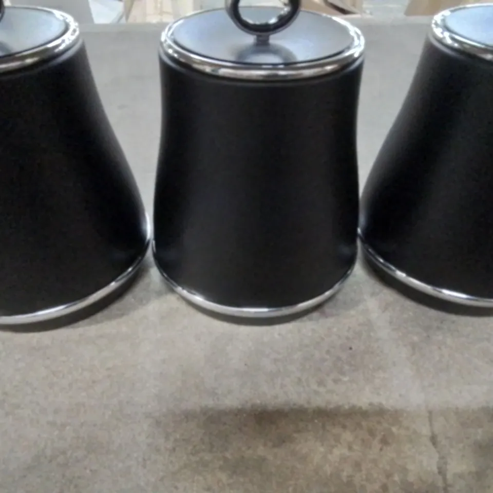 BOXED TOWER SET OF 3 STORAGE CANISTER 