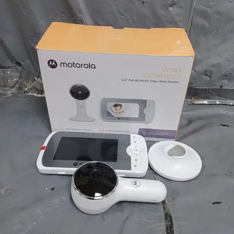 MOTOROLA VM64 CONNECT 4.3" FULL HD WI-FI VIDEO BABY MONITOR