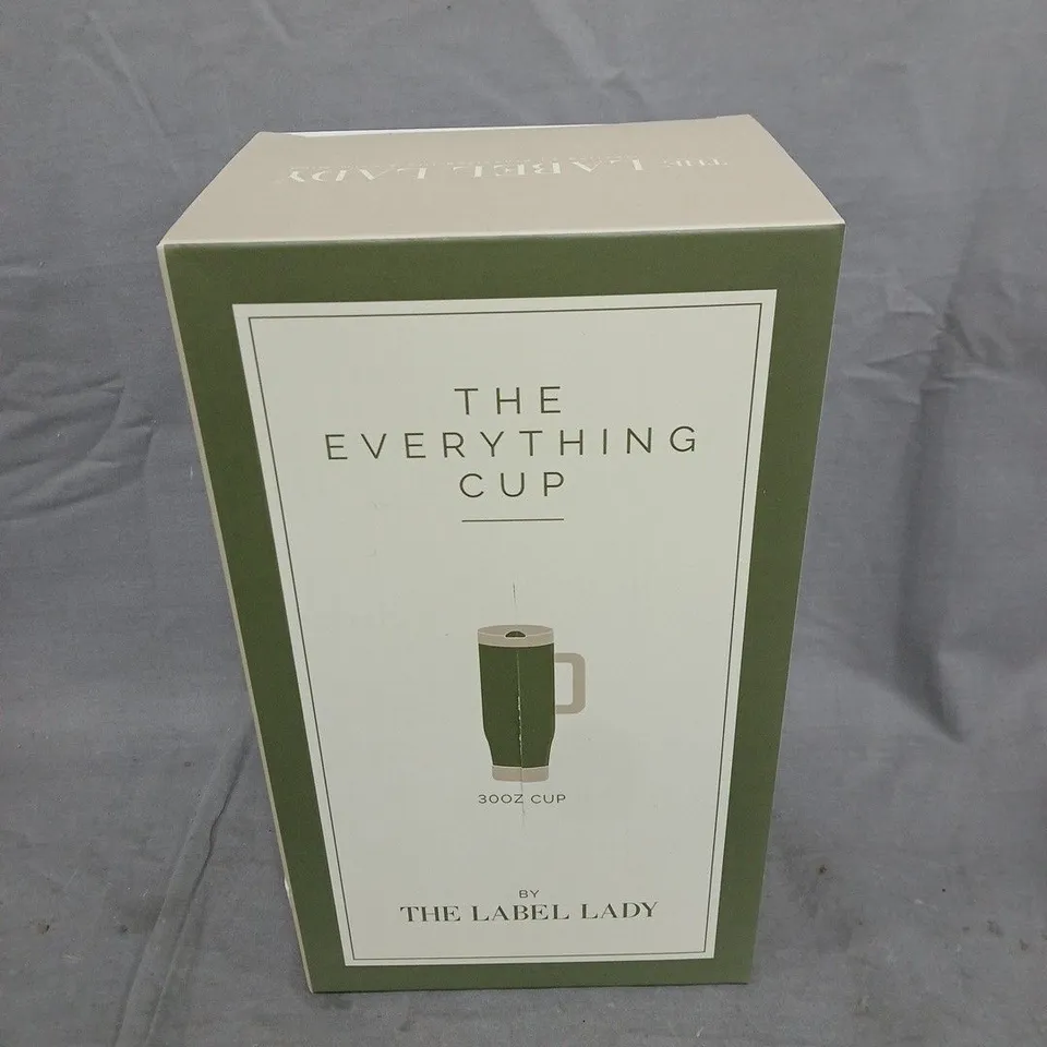 THE EVERYTHING CUP 30OZ CUP BY THE LABEL LADY