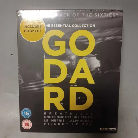 SEALED BLU-RAY GODARD: THE ESSENTIAL COLLECTION 