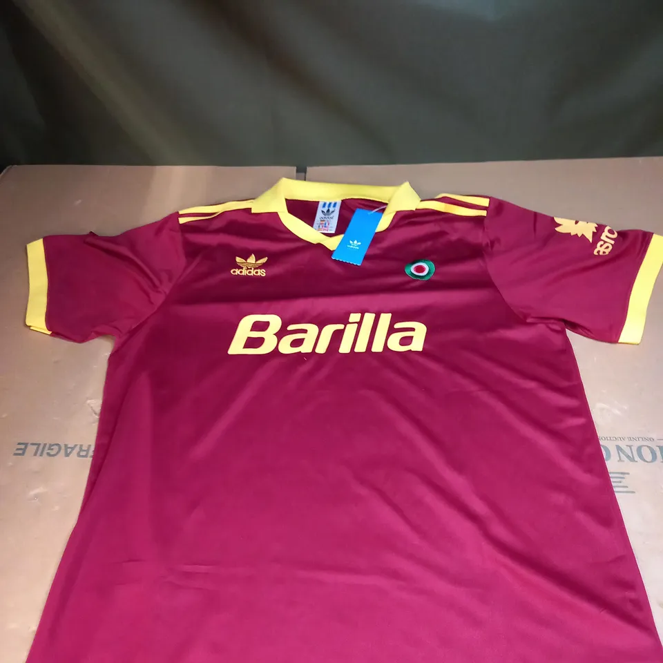 AS ROMA FOOTBALL CLUB RETRO SHIRT SIZE XL